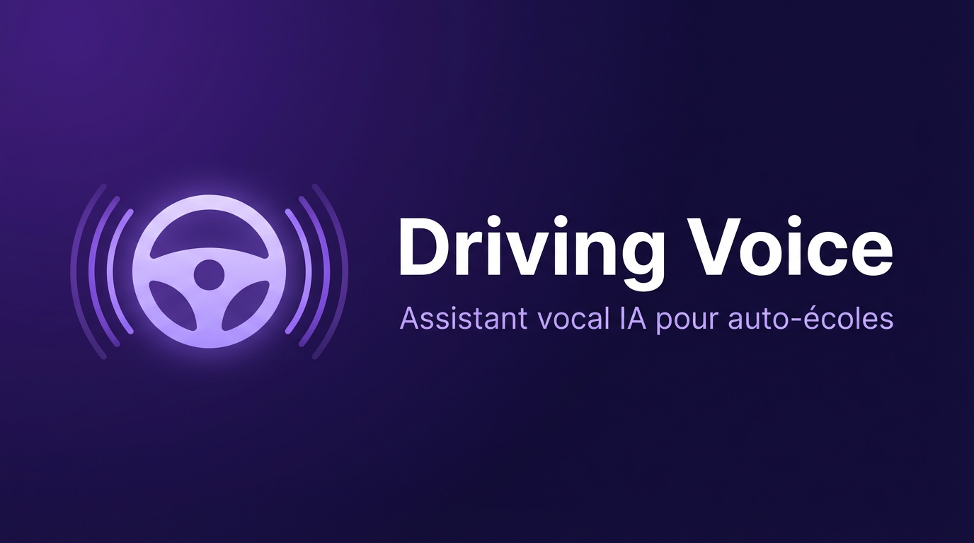 Driving Voice — Assistant vocal IA pour auto-écoles